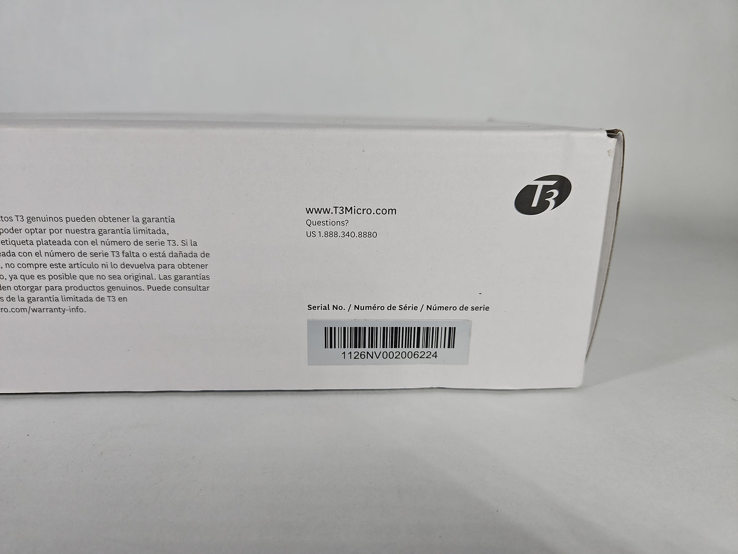 T3 SinglePass Curl X 1" Ceramic Extra-Long Barrel Curling Iron