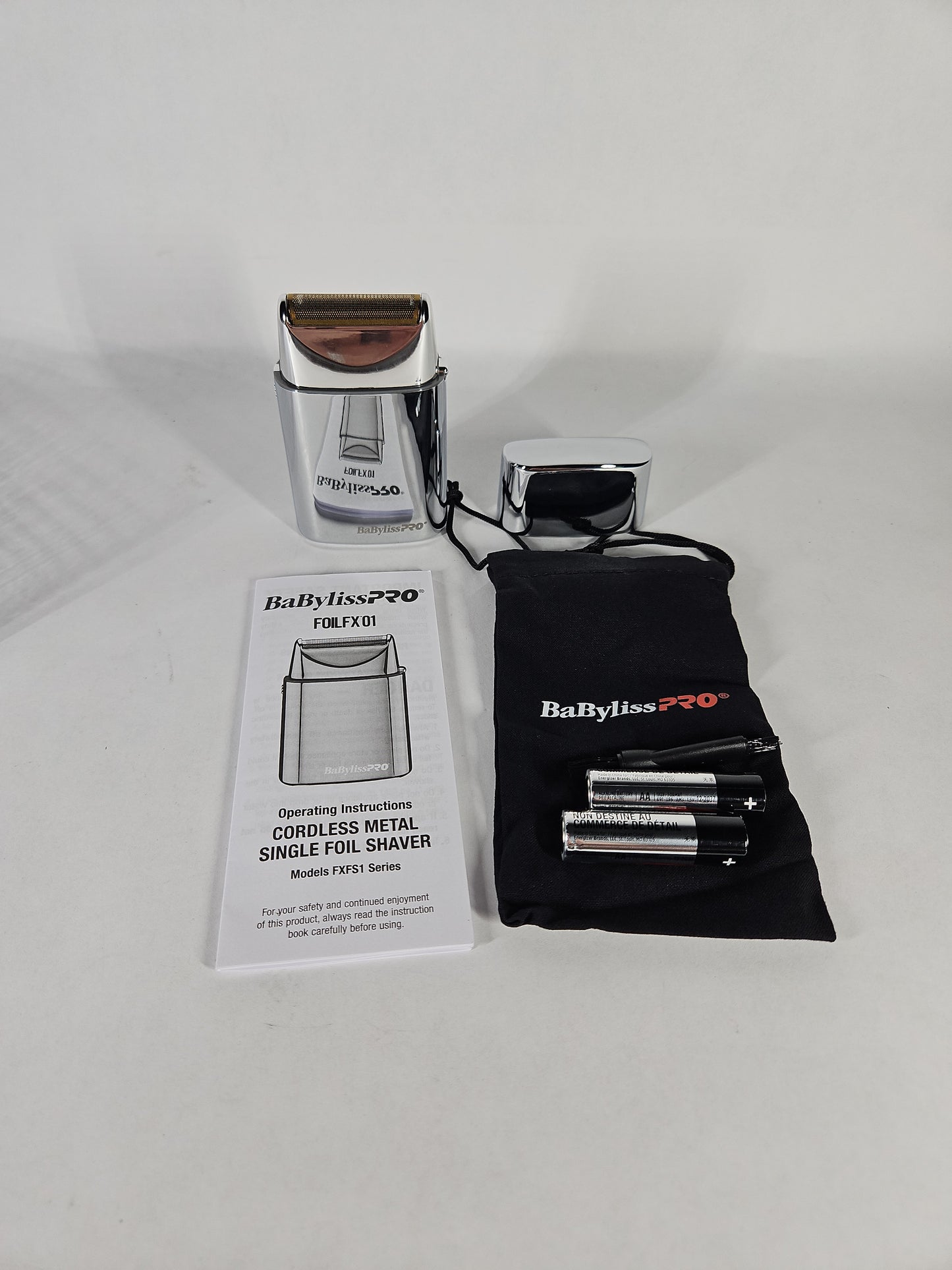 BaBylissPRO FOILFX01 Cordless Metal Single Foil Shaver - USED