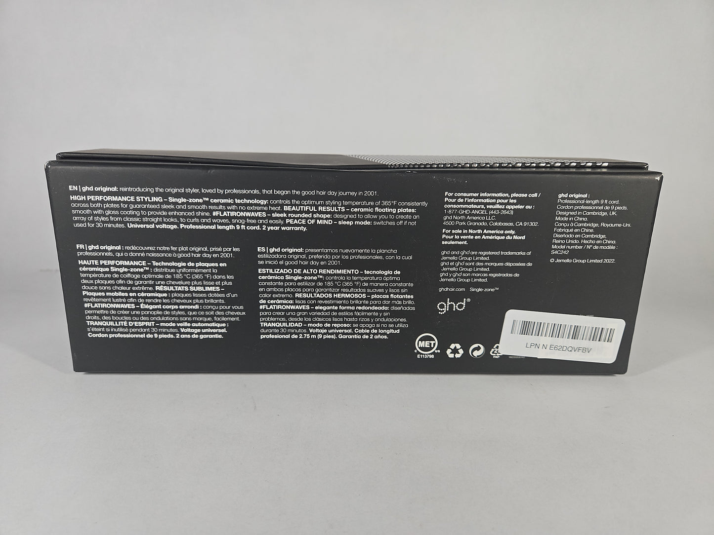 ghd Original Styler 1" Flat Iron Hair Straightener – Black