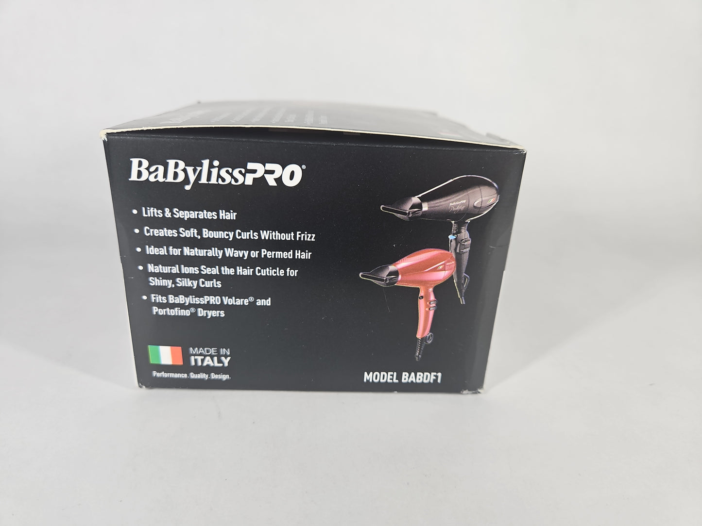 BaBylissPRO Slide-On Diffuser Attachment for Hair Dryer – Black