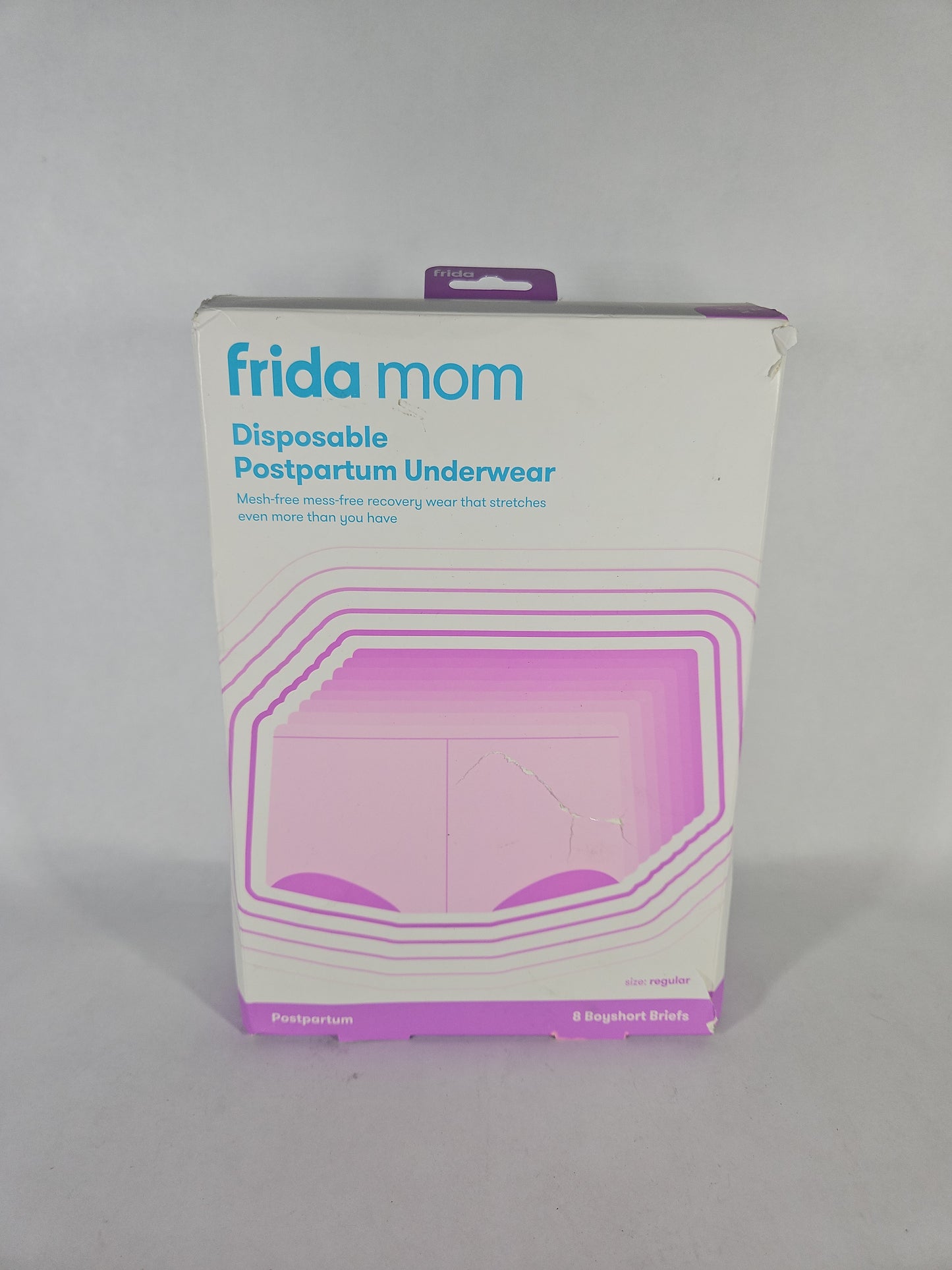Frida Mom Disposable Postpartum Underwear Boy Shorts Briefs – Regular (M/L) 8ct