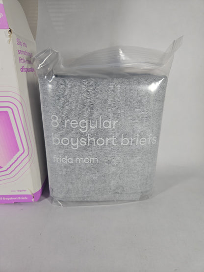 Frida Mom Disposable Postpartum Underwear Boy Shorts Briefs – Regular (M/L) 8ct