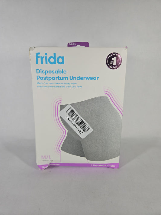 Frida Mom Disposable Postpartum Underwear Boy Shorts Briefs – Regular (M/L) 8ct