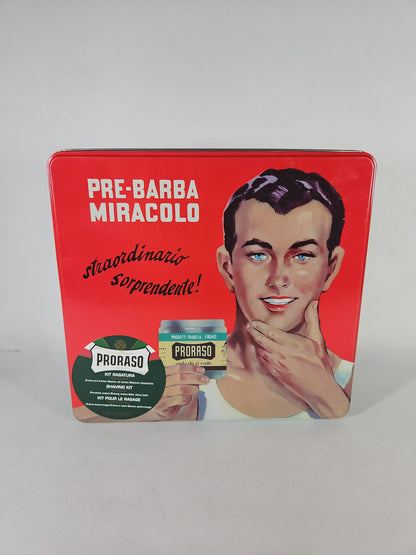 Proraso Vintage Gino Tin Shaving Kit