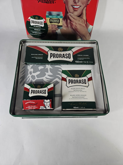 Proraso Vintage Gino Tin Shaving Kit