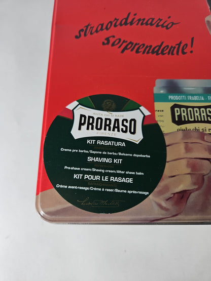Proraso Vintage Gino Tin Shaving Kit