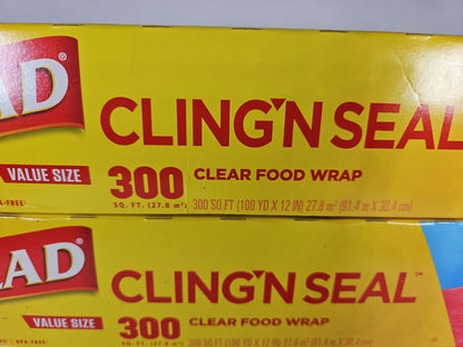 Glad Cling ’N Seal Value Size 3-Pack