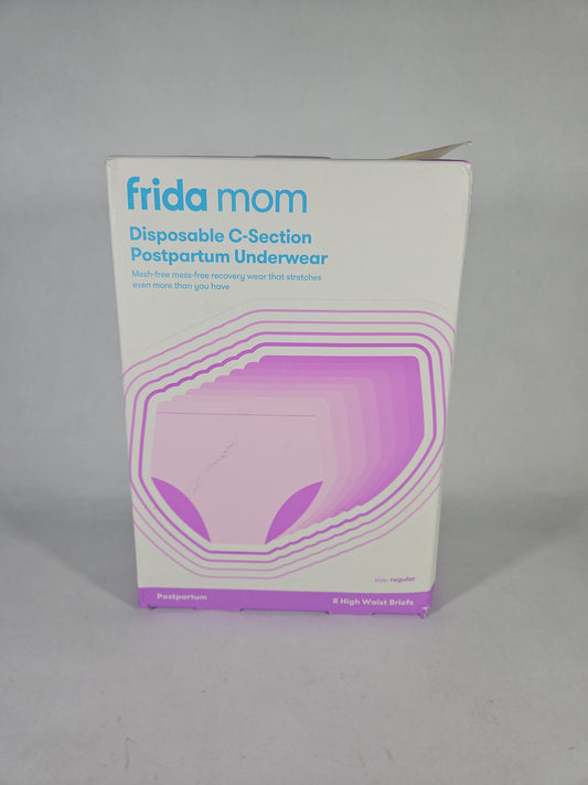 Frida Mom Disposable C-Section Postpartum Underwear – High-Waist Briefs, Regular 8ct