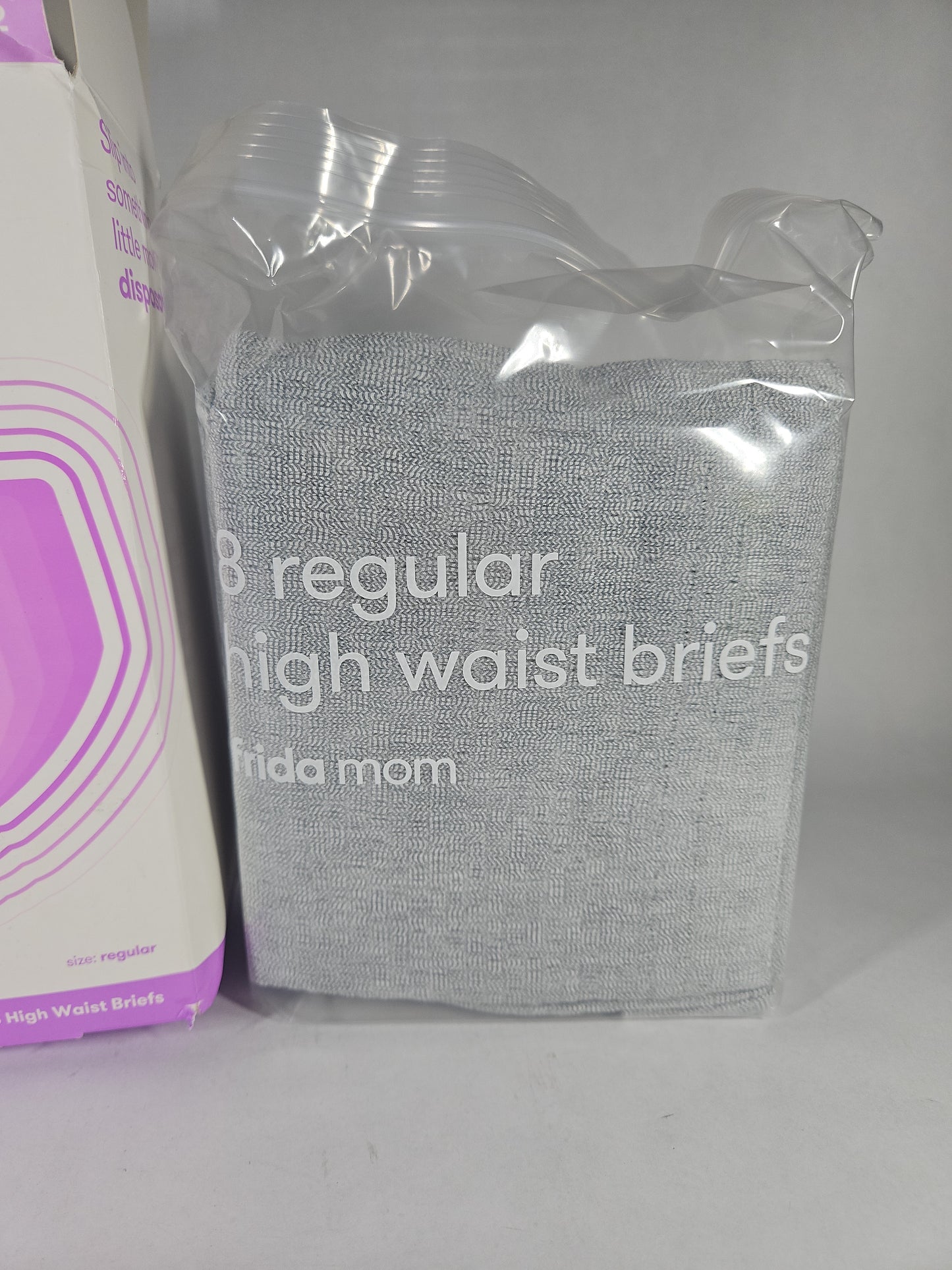 Frida Mom Disposable C-Section Postpartum Underwear – High-Waist Briefs, Regular 8ct