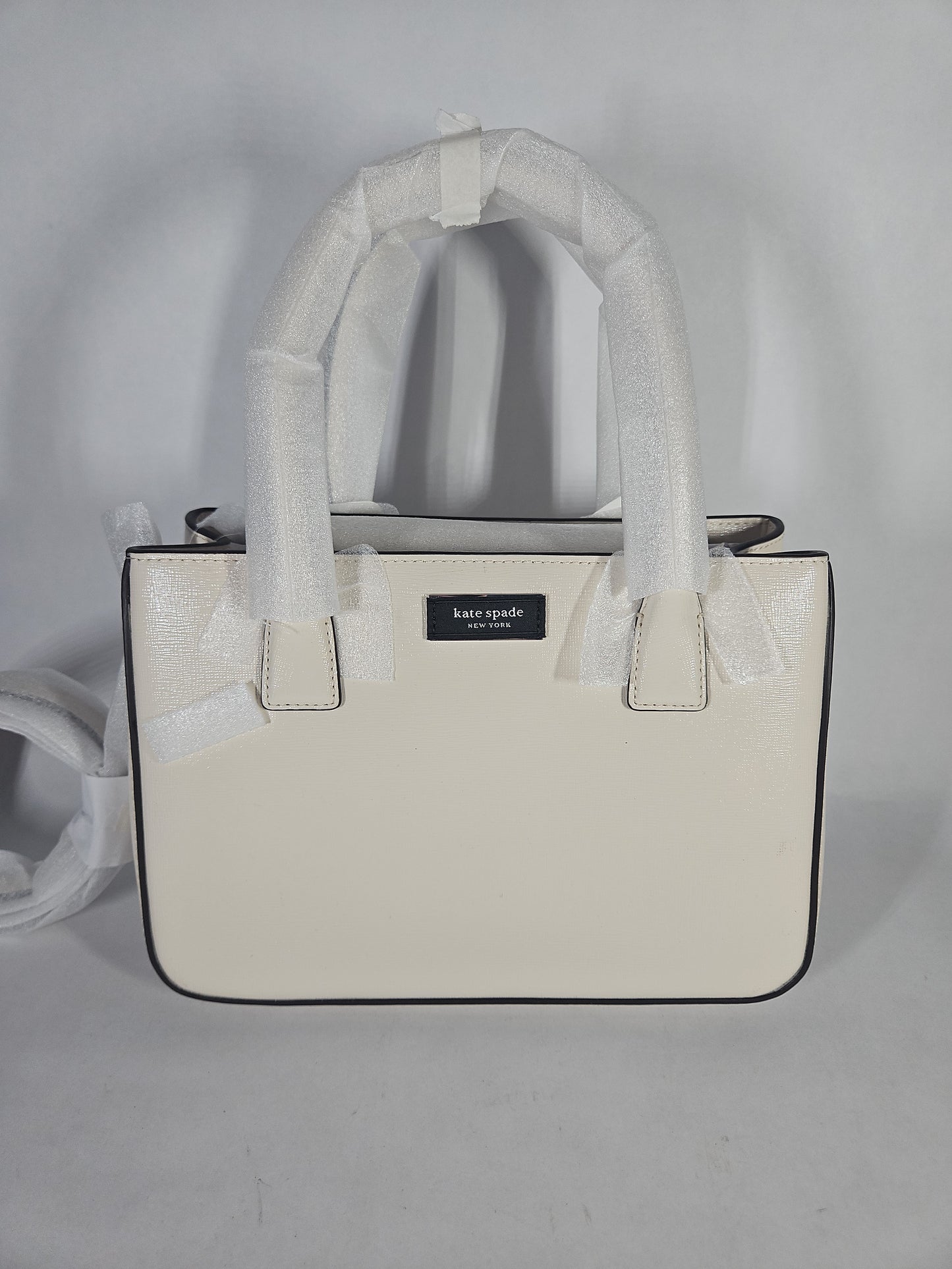 Kate Spade Sam Icon Square Tote – Parchment