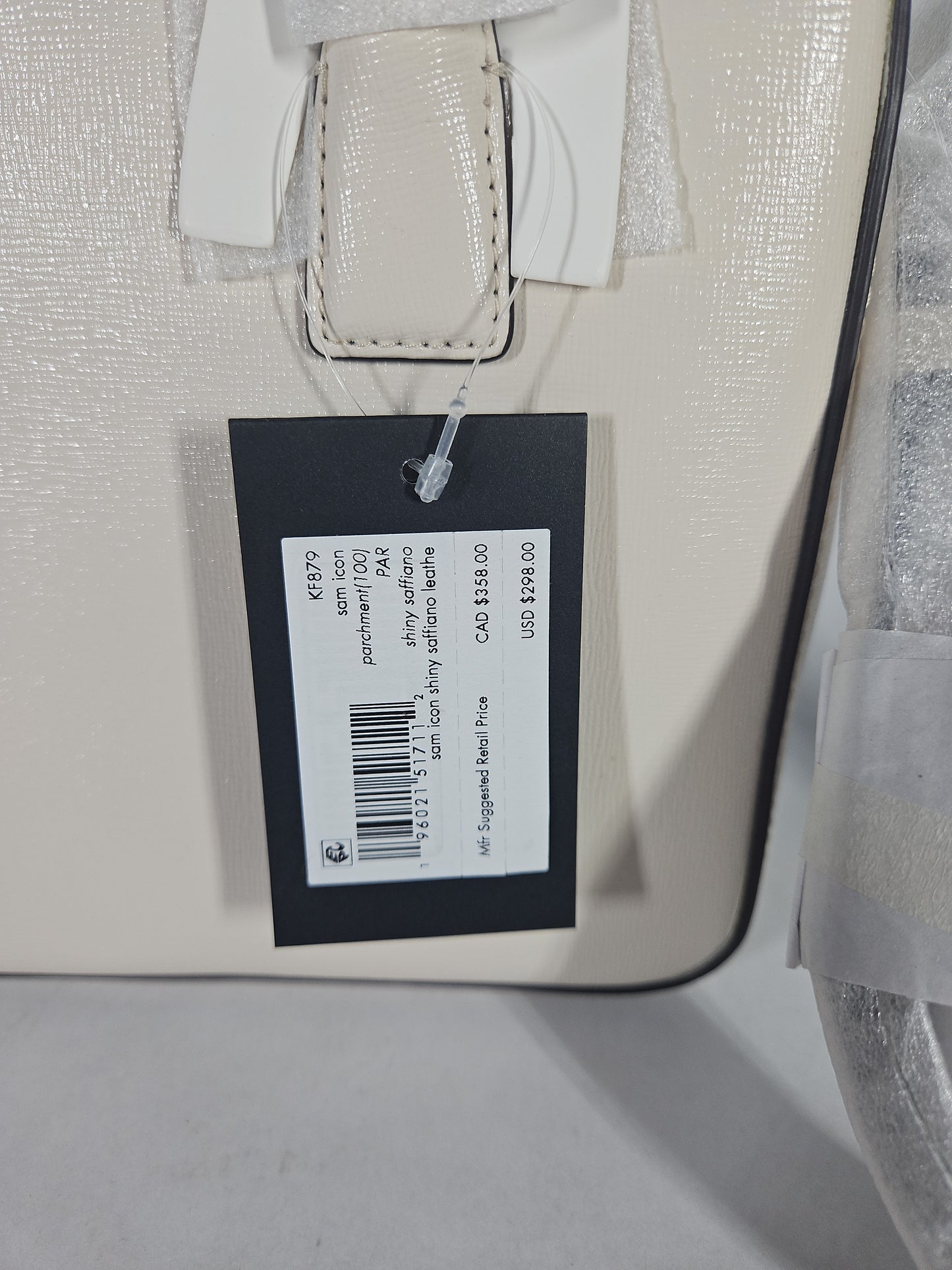 Kate Spade Sam Icon Square Tote – Parchment