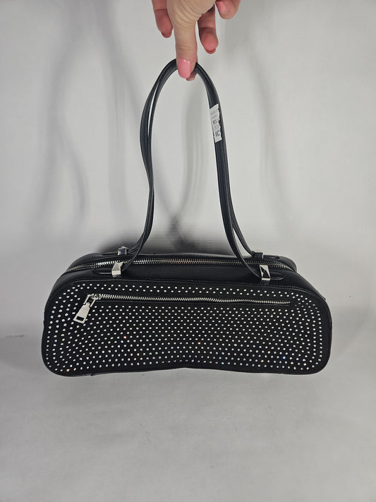 I.N.C. International Concepts Nedda Crystal Satchel - Black