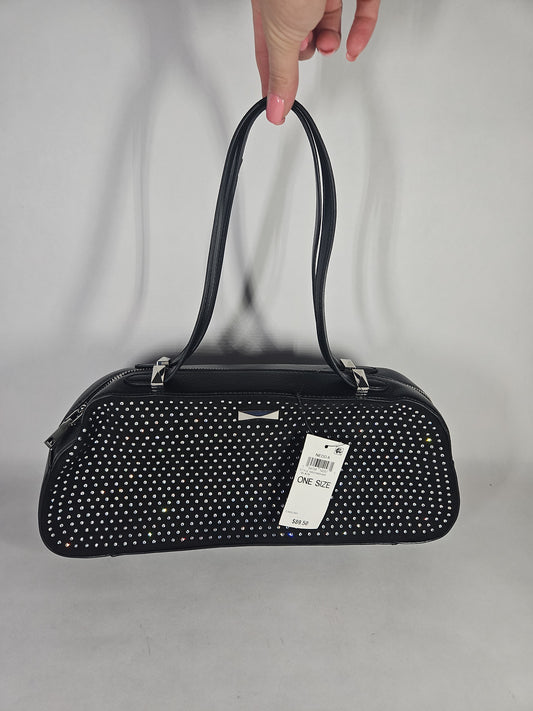 I.N.C. International Concepts Nedda Crystal Satchel - Black