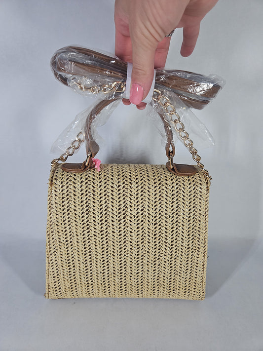 Like Dreams Neo Pastel Straw Crossbody Bag