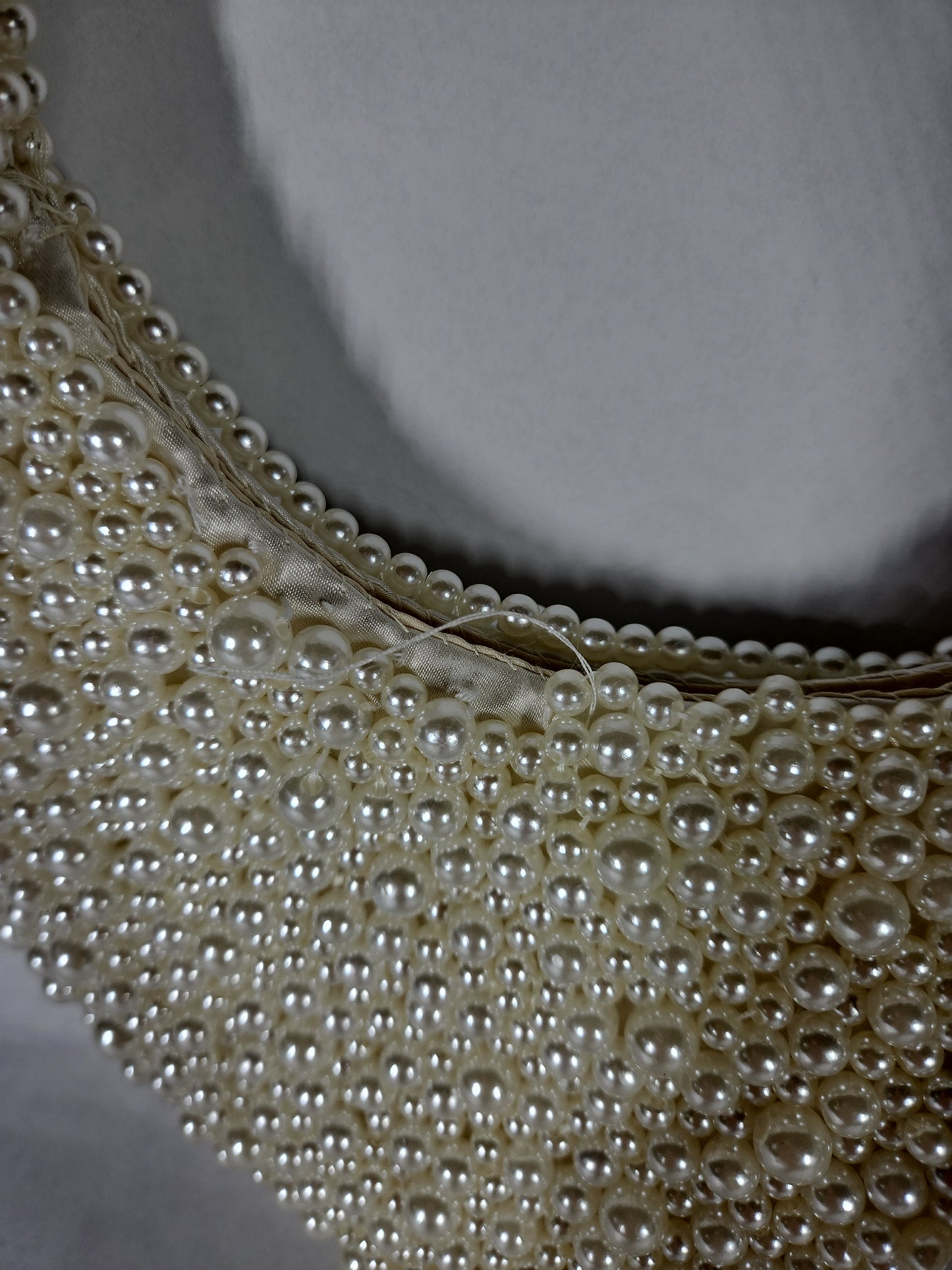 I.N.C. International Concepts All Over Pearl Pouch Clutch – Pearl
