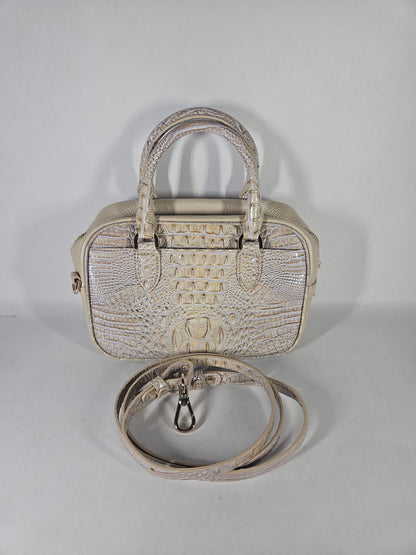 Brahmin Mara Admire Leather Satchel Bag – Pearl Admire