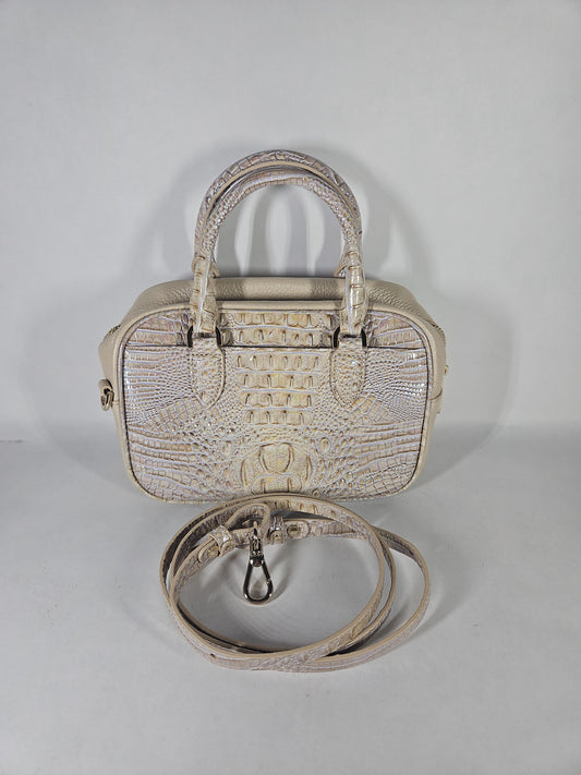Brahmin Mara Admire Leather Satchel Bag – Pearl Admire