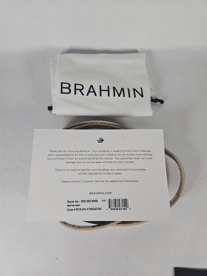 Brahmin Mara Admire Leather Satchel Bag – Pearl Admire