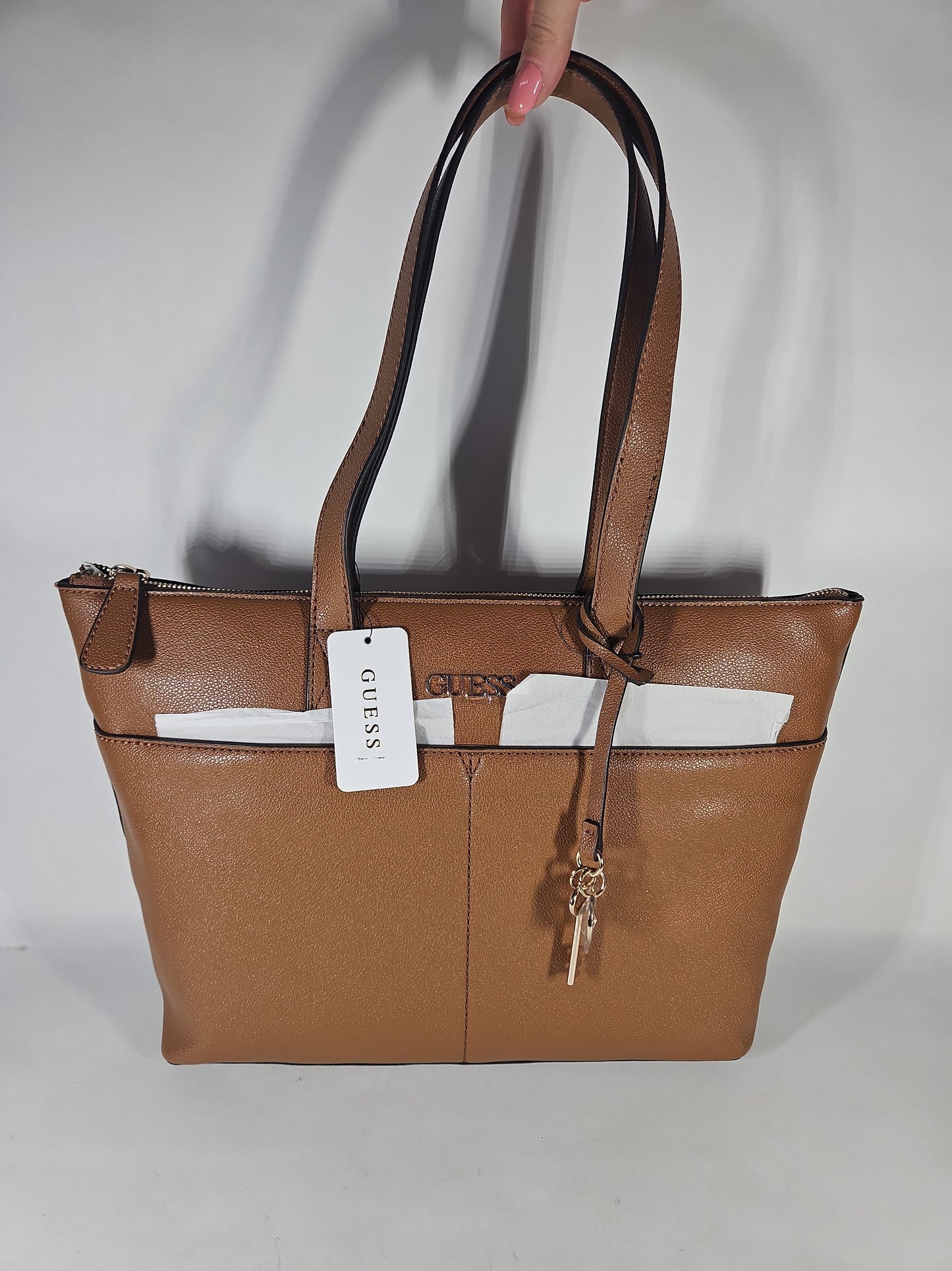 GUESS Azulena Extra-Large Tote Bag – Taupe