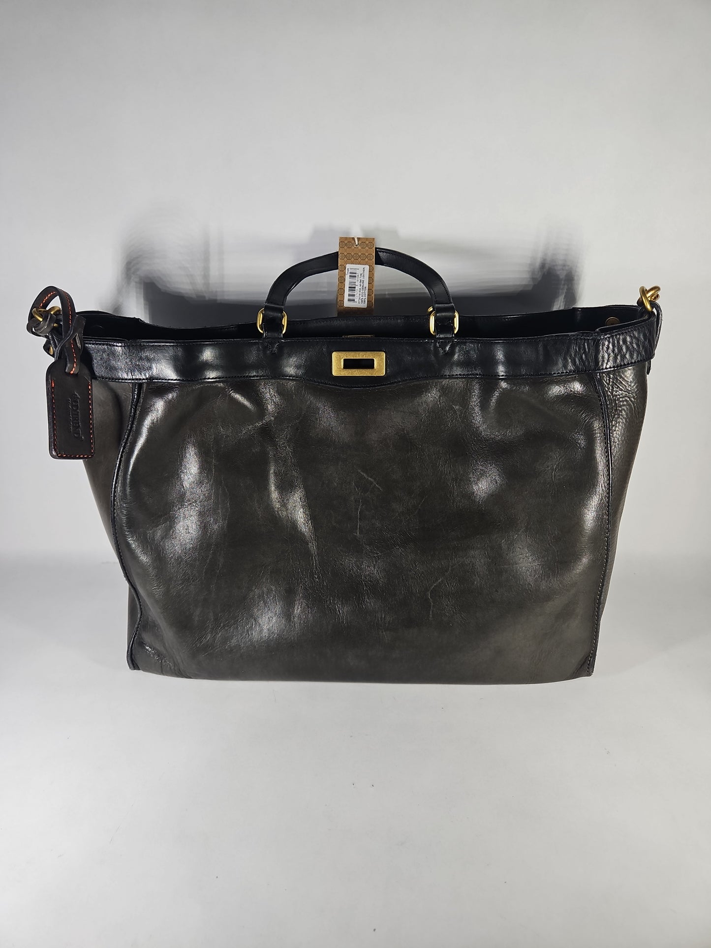Old Trend Ixia Jet-Set Extra-Large Leather Tote Bag – Taupe