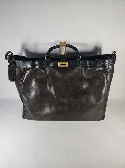 Old Trend Ixia Jet-Set Extra-Large Leather Tote Bag – Taupe