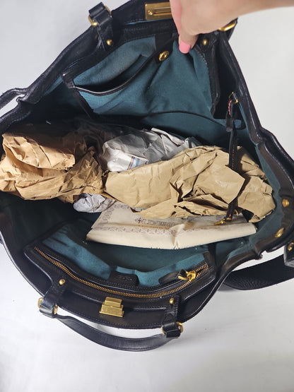 Old Trend Ixia Jet-Set Extra-Large Leather Tote Bag – Taupe