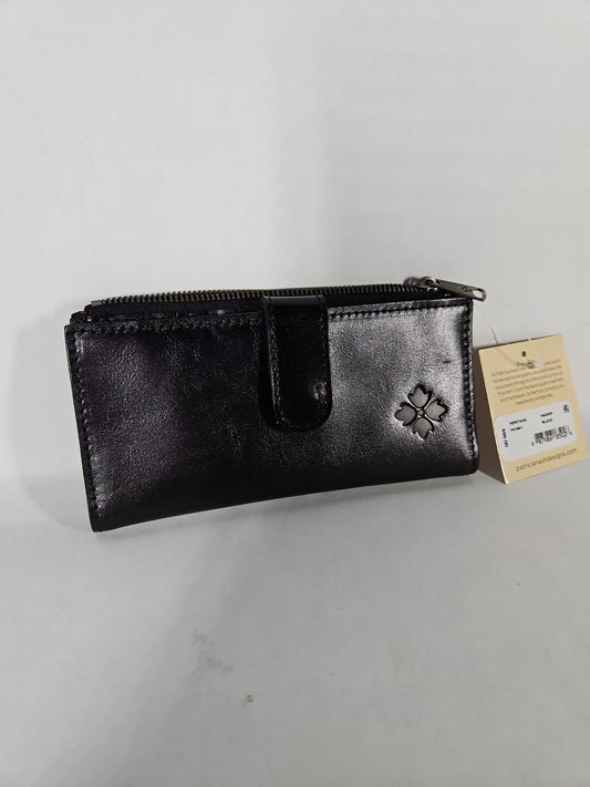 Patricia Nash Nazari Leather Wallet – Black/Silver