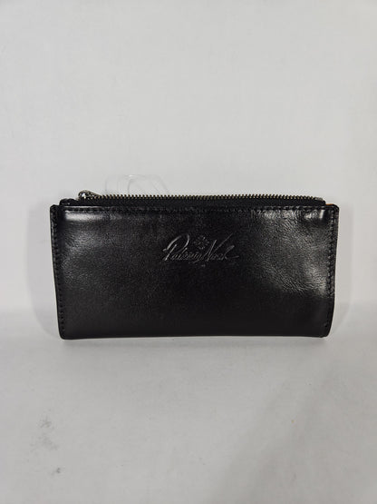 Patricia Nash Nazari Leather Wallet – Black/Silver