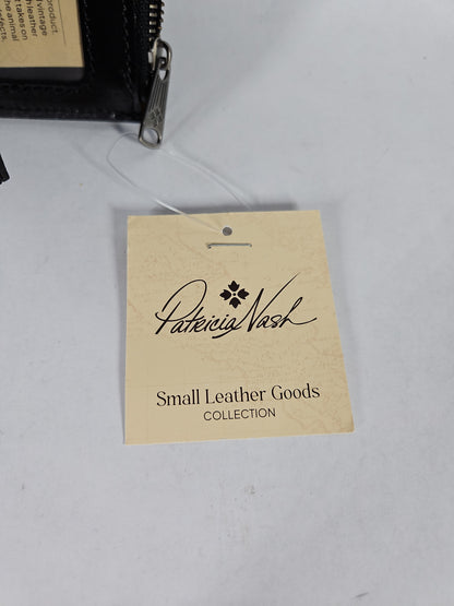 Patricia Nash Nazari Leather Wallet – Black/Silver