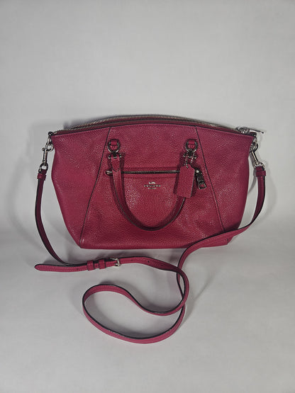 Coach F79997 Prairie Satchel – Dark Fuchsia USED