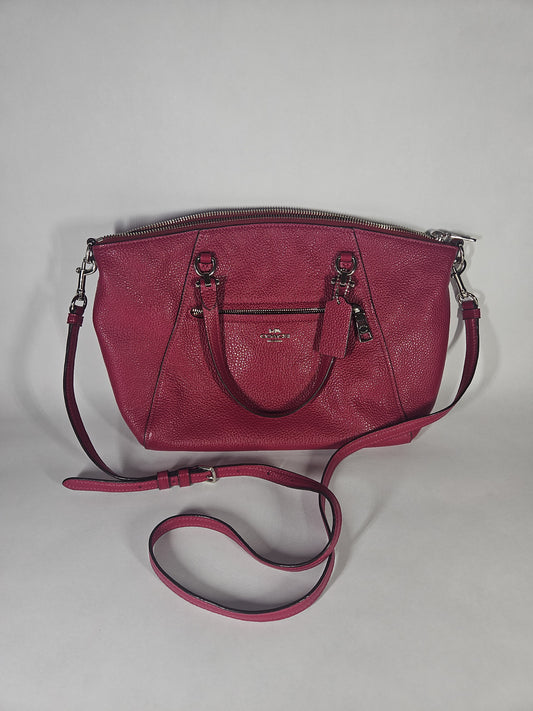 Coach F79997 Prairie Satchel – Dark Fuchsia USED