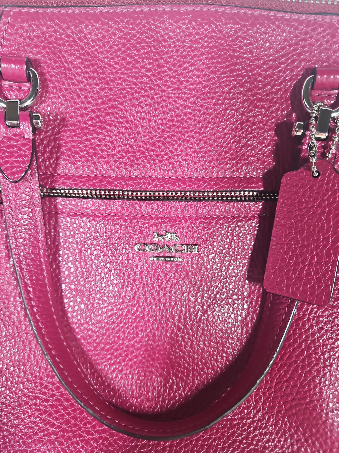 Coach F79997 Prairie Satchel – Dark Fuchsia USED