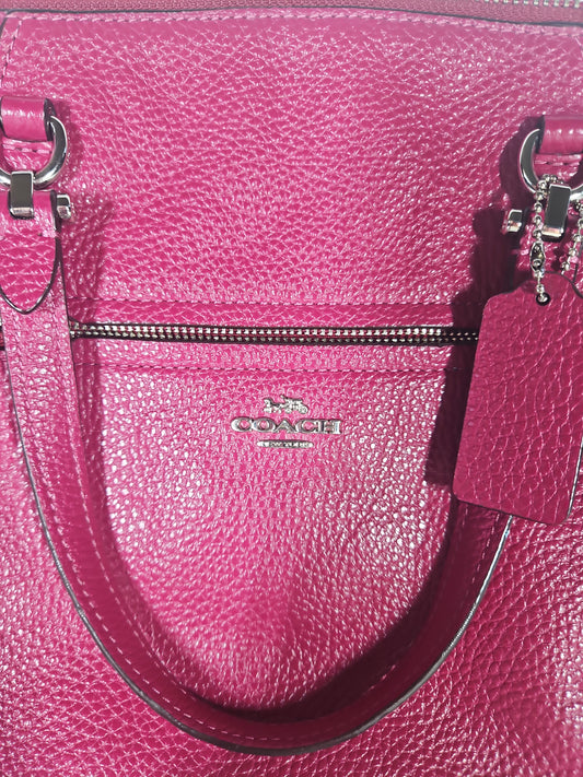 Coach F79997 Prairie Satchel – Dark Fuchsia USED