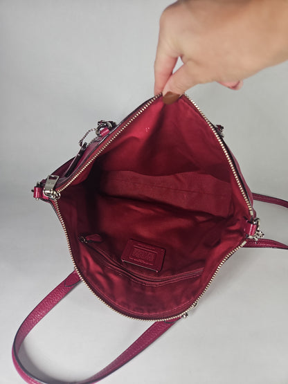 Coach F79997 Prairie Satchel – Dark Fuchsia USED