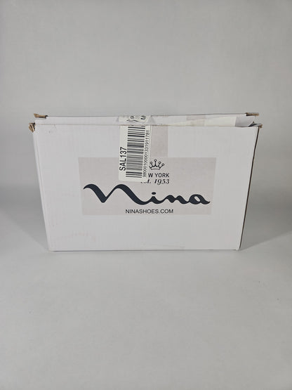 Nina Winslet Crystal Frame Clutch – Rose Mist
