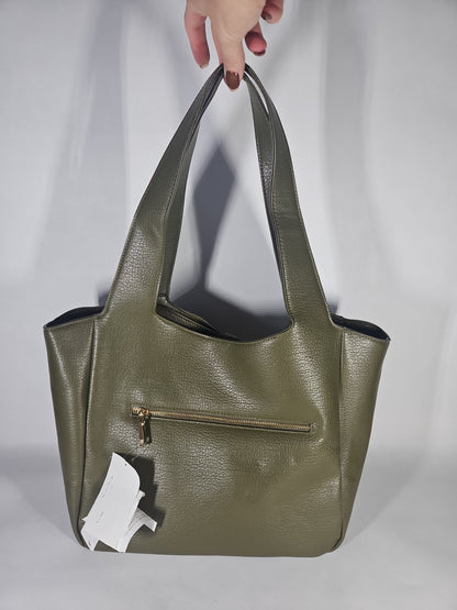 I.N.C. International Concepts Lydiah Large Tote Bag – Dark Olive