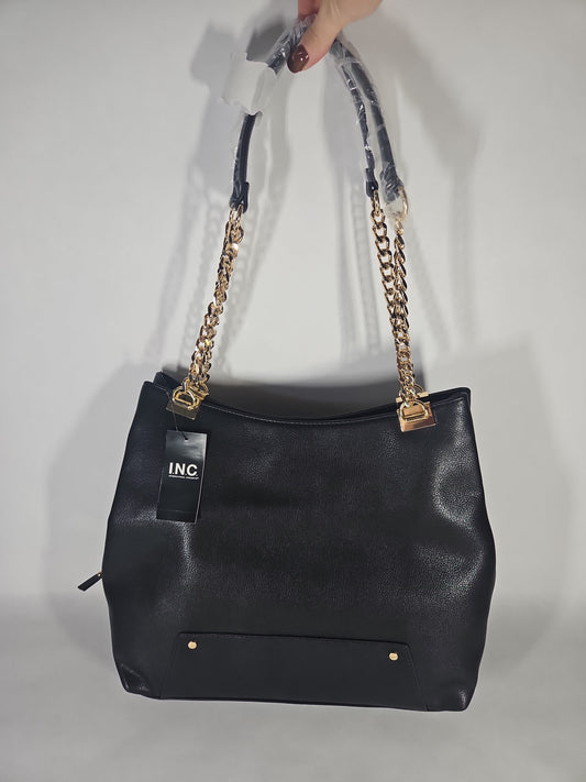 I.N.C. International Concepts Trippii Chain Tote – Black