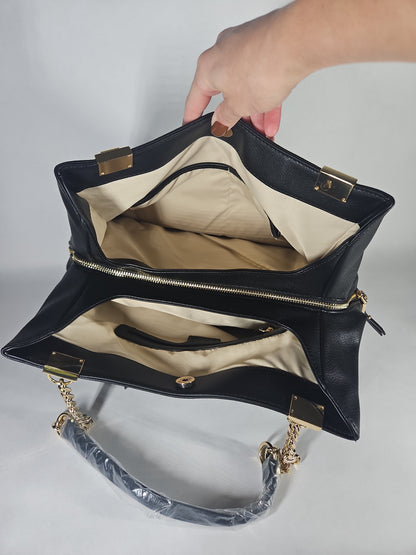 I.N.C. International Concepts Trippii Chain Tote – Black