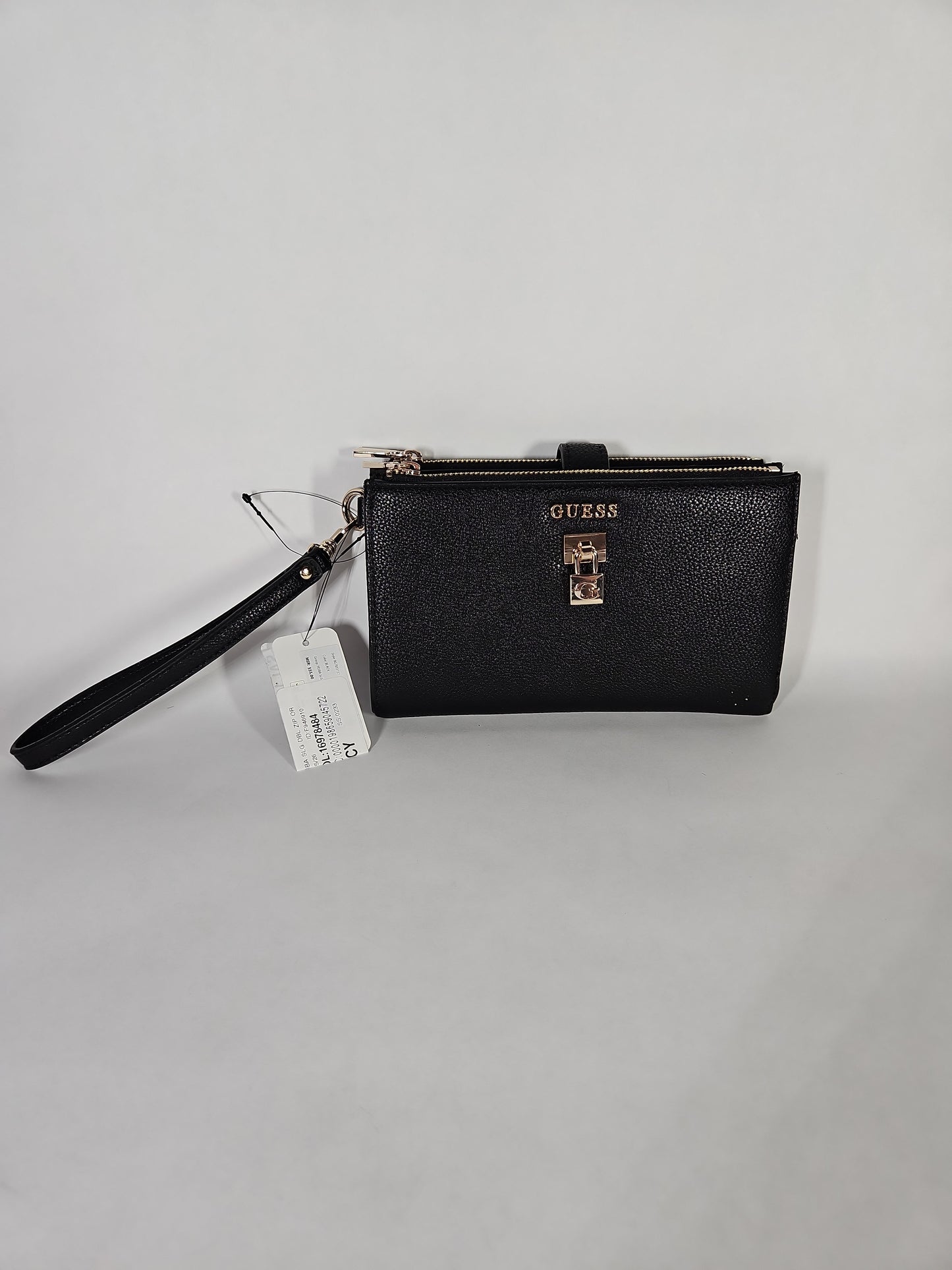 GUESS Yesba Double-Zip Organizer Wallet – Black