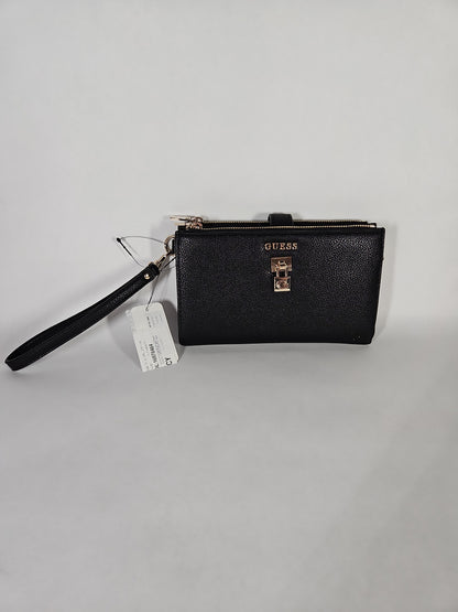 GUESS Yesba Double-Zip Organizer Wallet – Black
