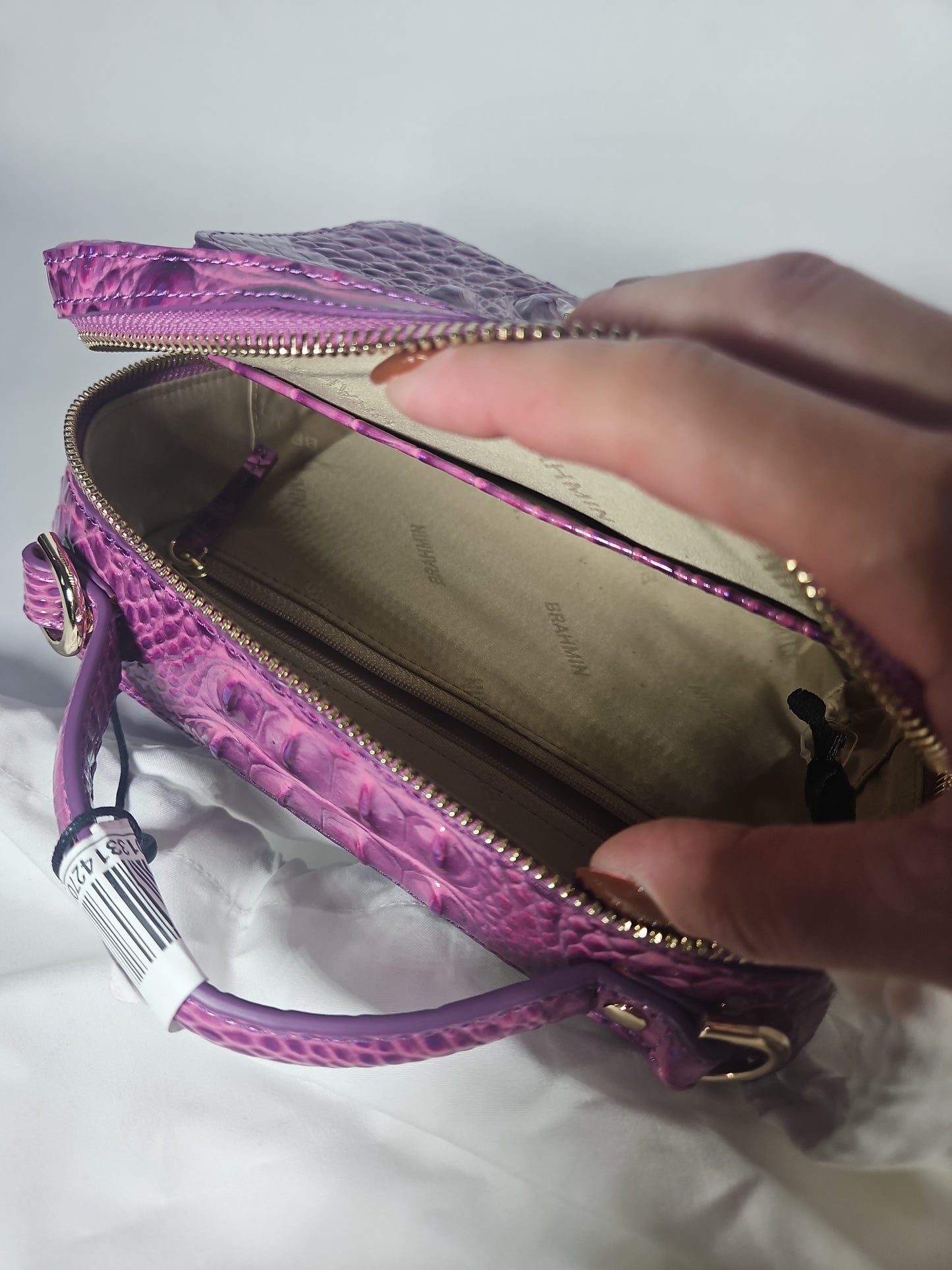 Brahmin Tori Small Leather Melbourne Crossbody Handbag – Dewberry Melbourne