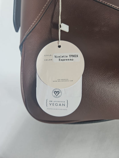 Melie Bianco Nicolette Shoulder Handbag – Espresso