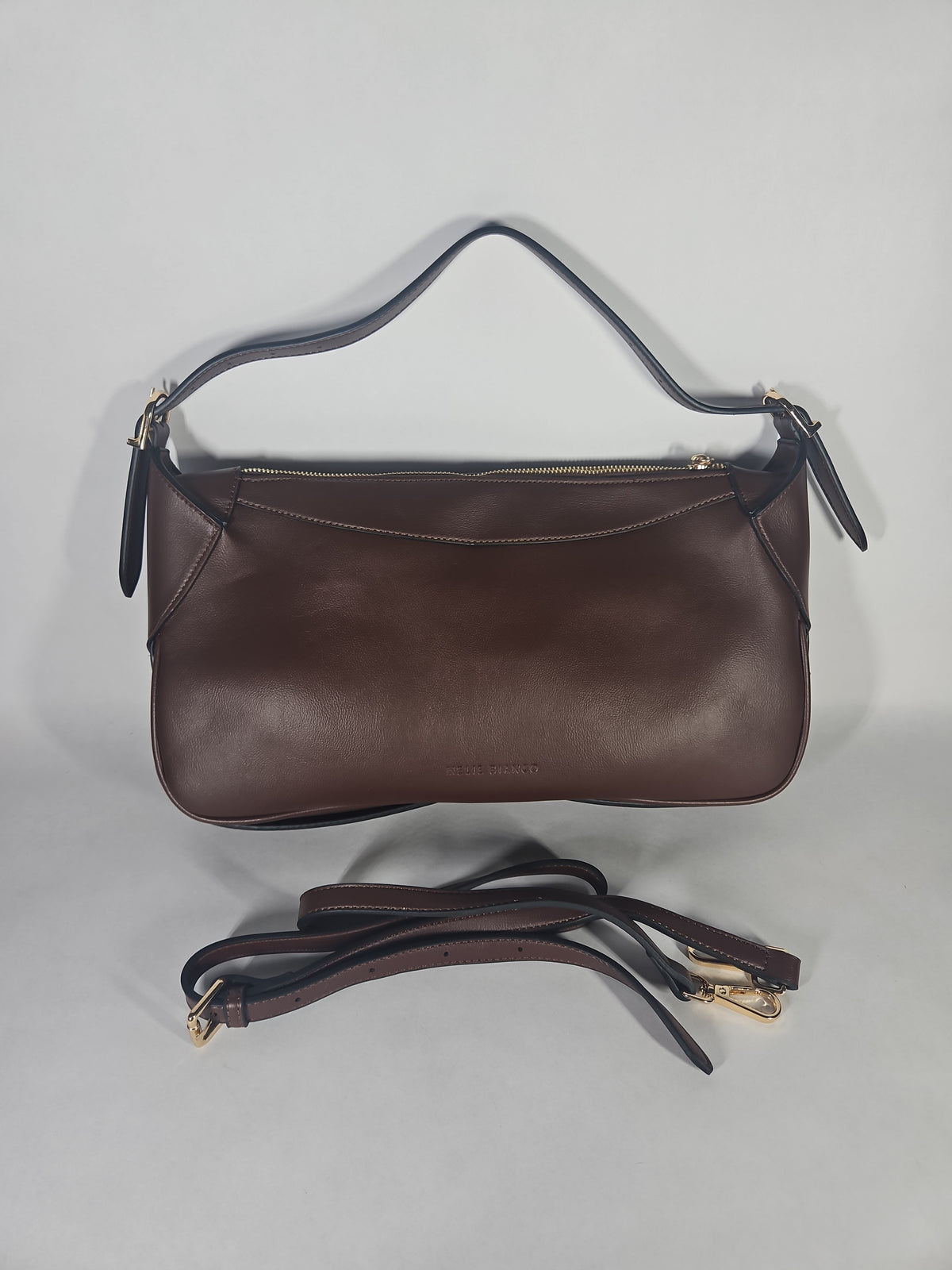 Melie Bianco Nicolette Shoulder Handbag – Espresso