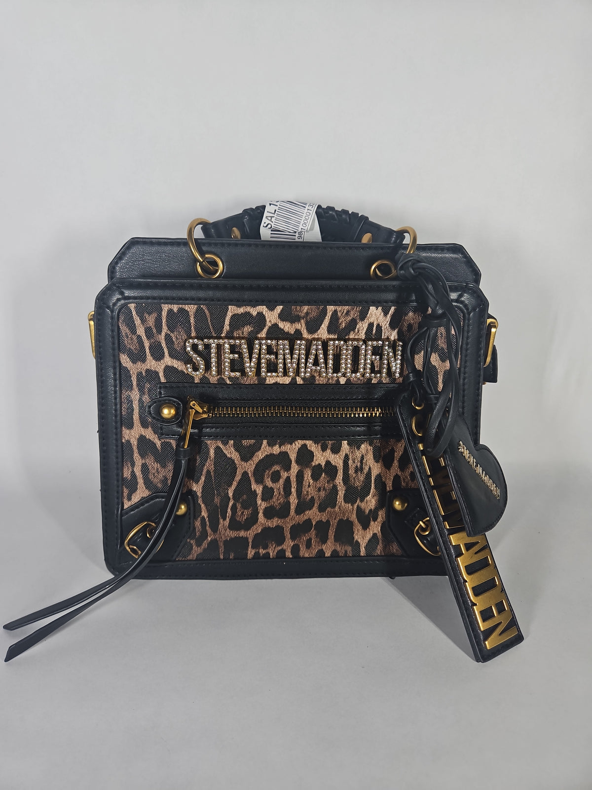 Steve Madden Bevelyn Small Satchel Handbag – Black