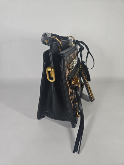 Steve Madden Bevelyn Small Satchel Handbag – Black