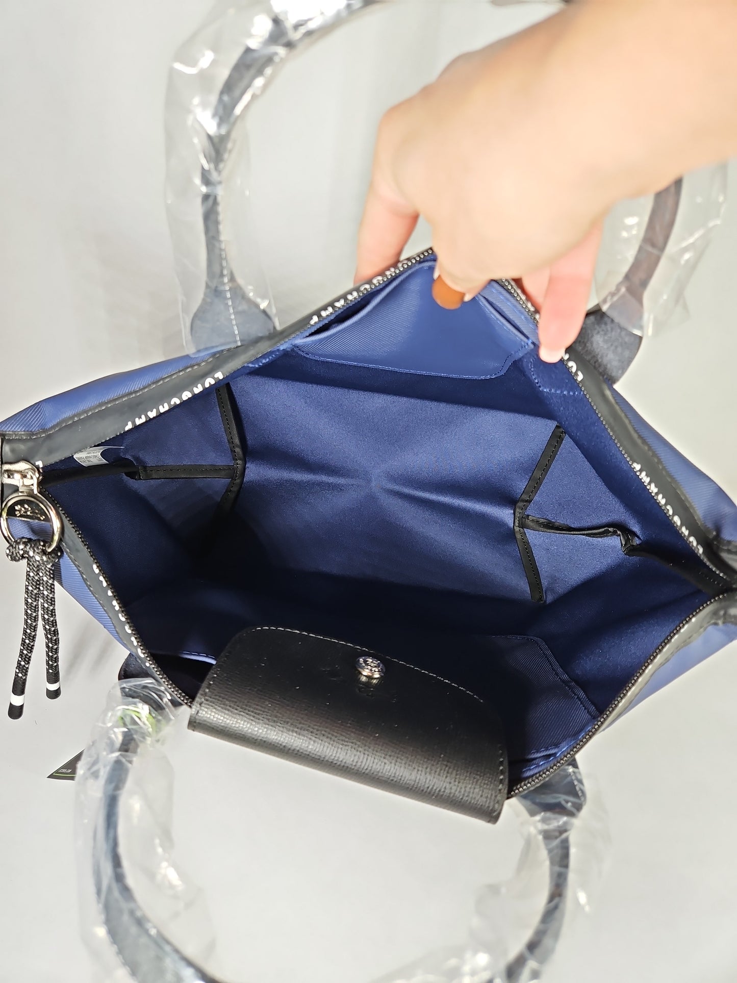 Longchamp Le Pliage Energy Small Top Handle Bag – Navy