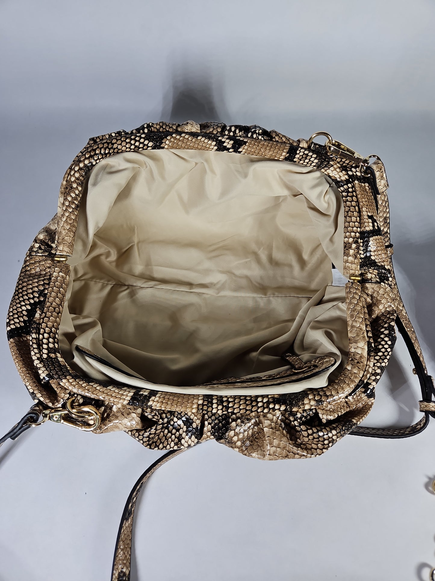I.N.C. International Concepts KJ Clutch – Faux Snake