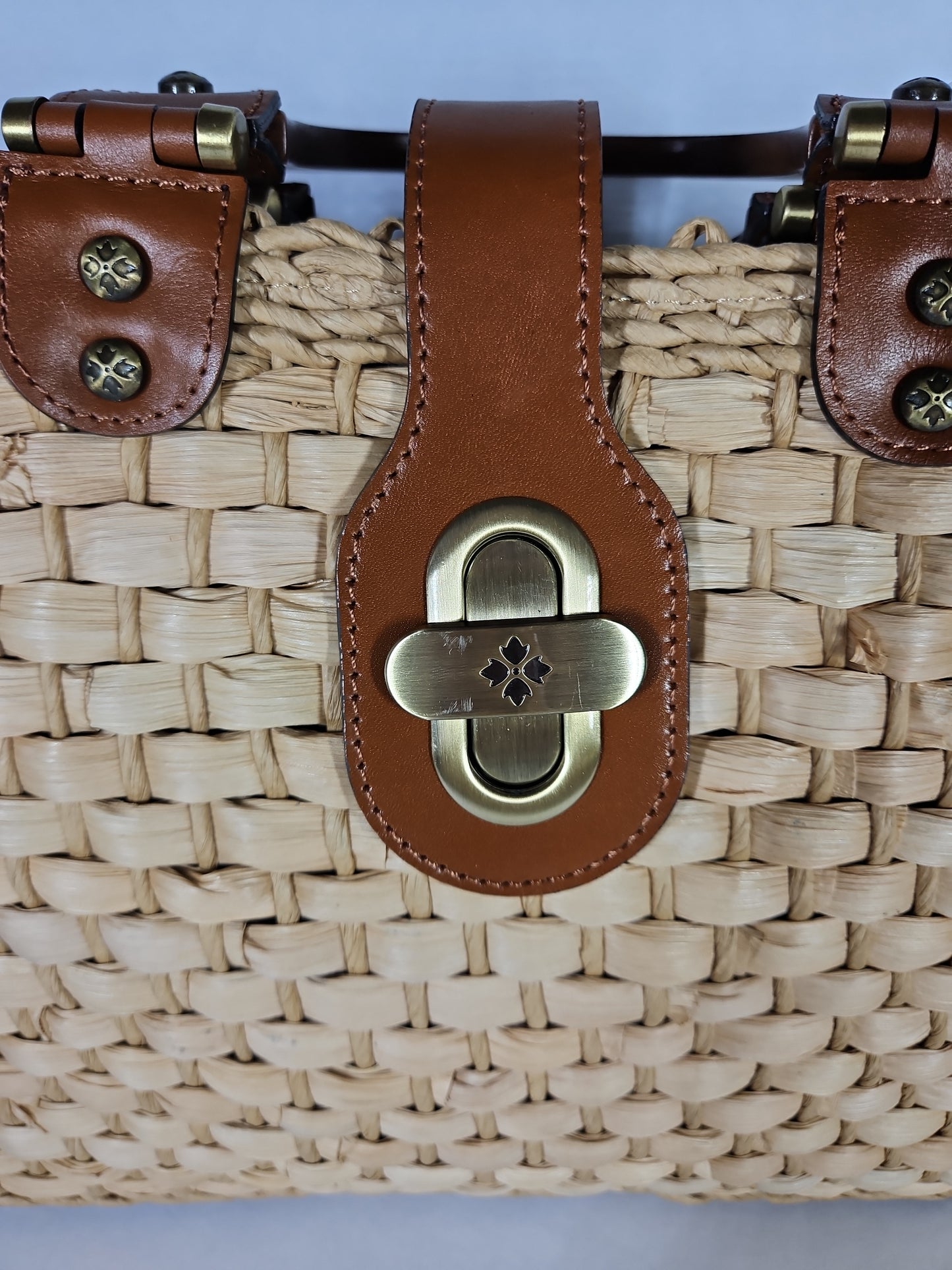 Patricia Nash Sancia Large Woven Satchel Bag