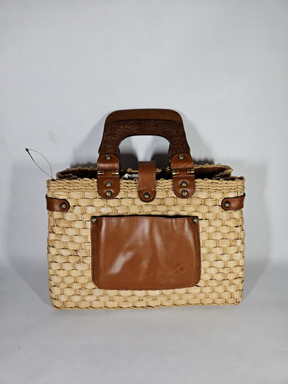 Patricia Nash Sancia Large Woven Satchel Bag
