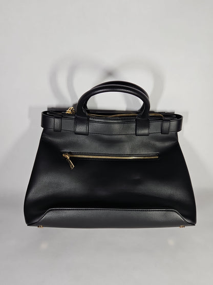 I.N.C. International Concepts Bondaa Satchel – Black